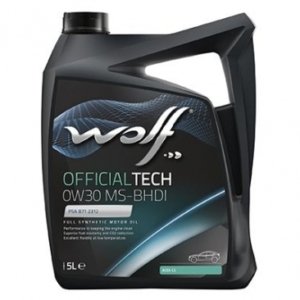 Alyva WOLF OFFICIALTECH 0W30 MS-BHDI 5L