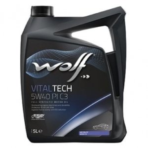 Alyva WOLF VITALTECH 5W40 PI C3 5L